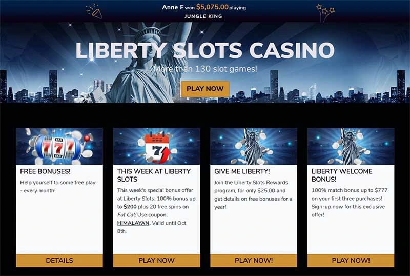Liberty Casino Bonus