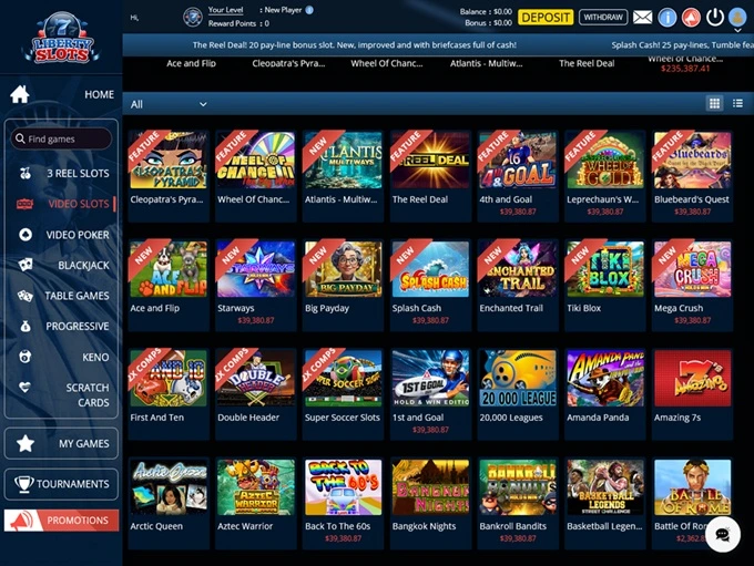 Liberty Casino Live-Spiele